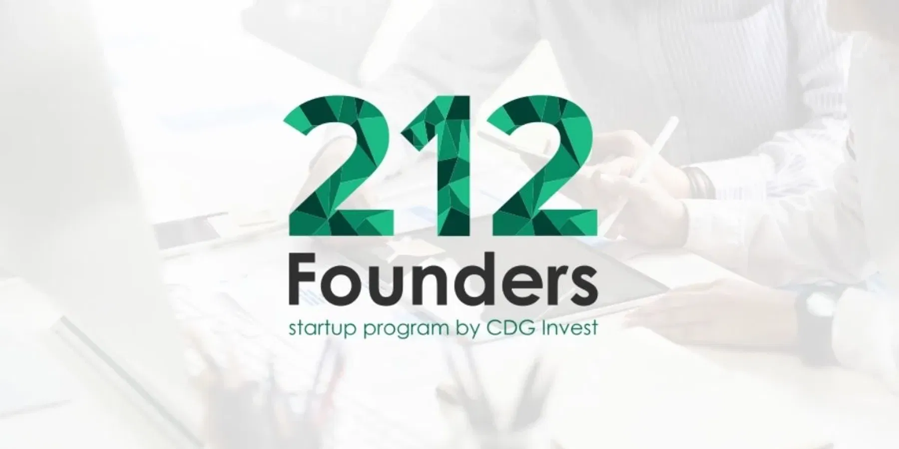 212 Founders by CDG invest @ STATION F header